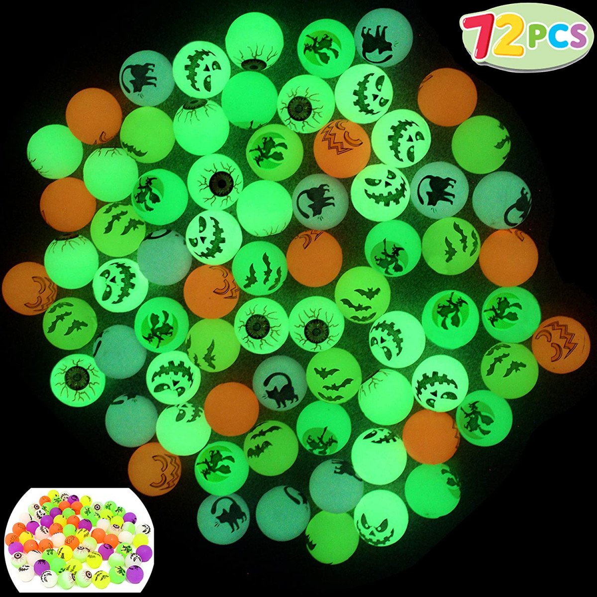 Glow in the dark bouncy ball - bouncy balls,glow in the dark,children toy