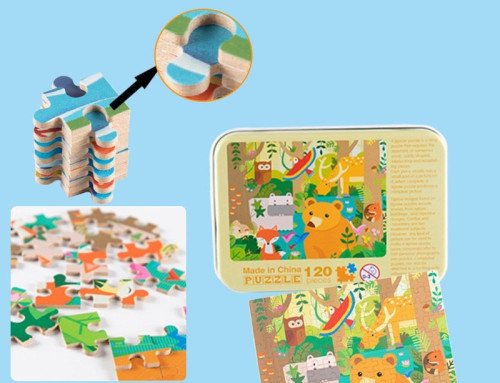 Puzzle Game 120pcs with tin box