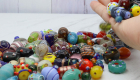 Fun-Weevz-100-Assorted-Glass-Beads-for-Jewelry-Making-Adults-Bulk-Glass-Beads-for-Crafts-Lampwork-Murano-Bead-Mix-for-Bracelets-and-Necklaces-Crafting-Beads-Supplies-Kit-Large-Small-Beads